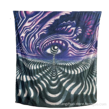 new design 100% polyester wholesale flannel fleece blanket